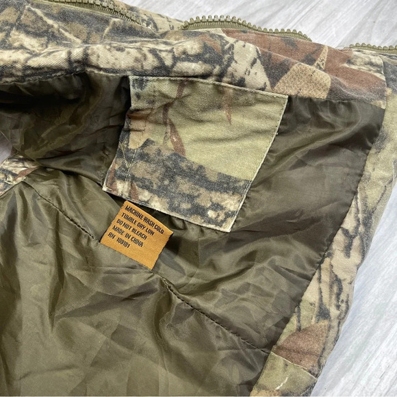 Outdoor Habitat Cotton Green Camouflage Hunting Camping Zip Vest Toddler Size 3T - Picture 3 of 11
